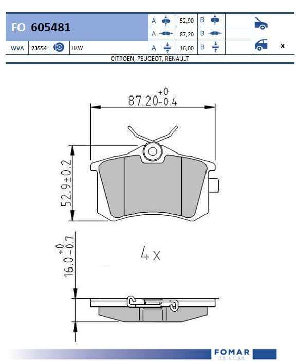 Fomar FO 605481